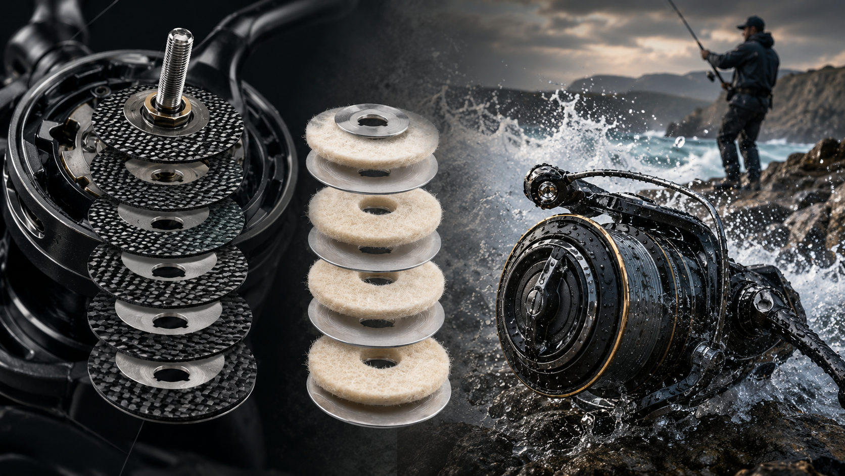 Carbon vs Felt Drag Washers and Why Sealed Reels Matter on the Rocks Carbon vs Felt Drag Washers and Why Sealed Reels Matter on the Rocks