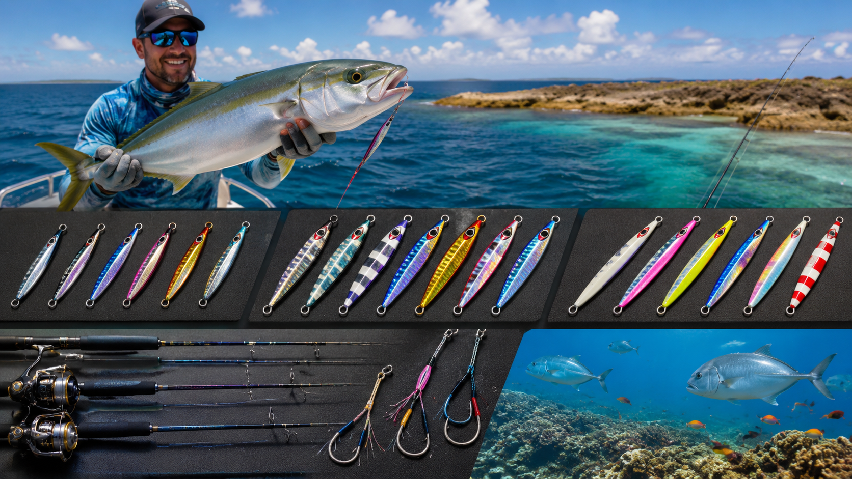 Micro Jigs, Slow Pitch and Knife Jigs Compared for Inshore Reef Micro Jigs, Slow Pitch and Knife Jigs Compared for Inshore Reef
