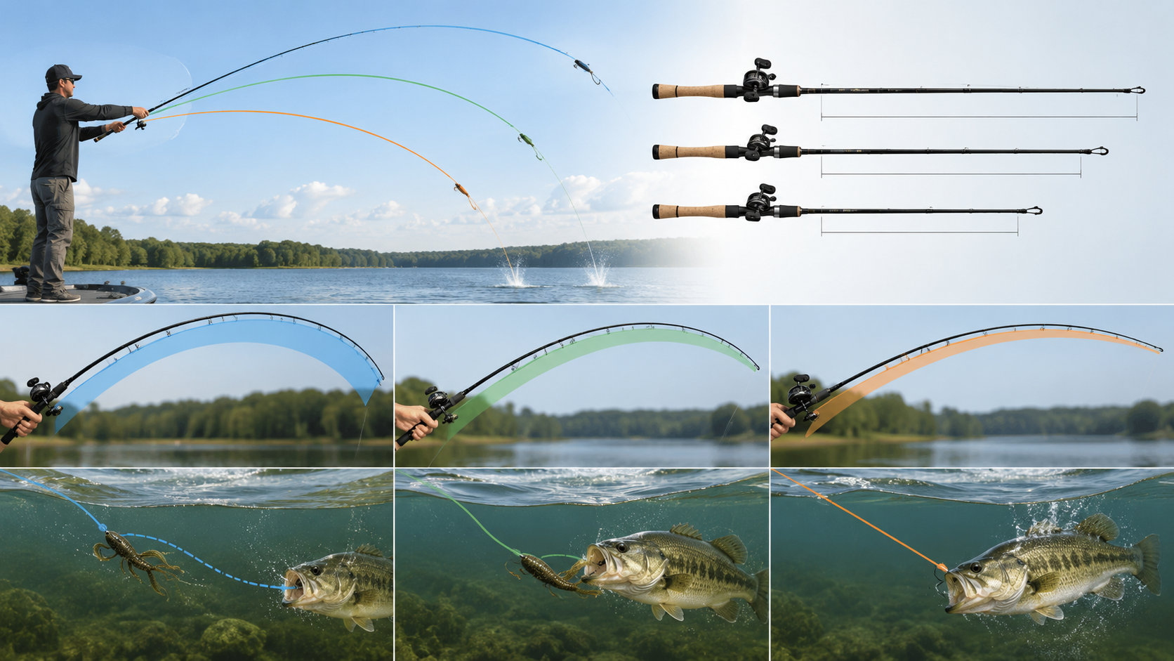 Rod Length, Taper and Action Explained: How They Change Casting Distance and Hook-Up Rates Rod Length, Taper and Action Explained: How They Change Casting Distance and Hook-Up Rates