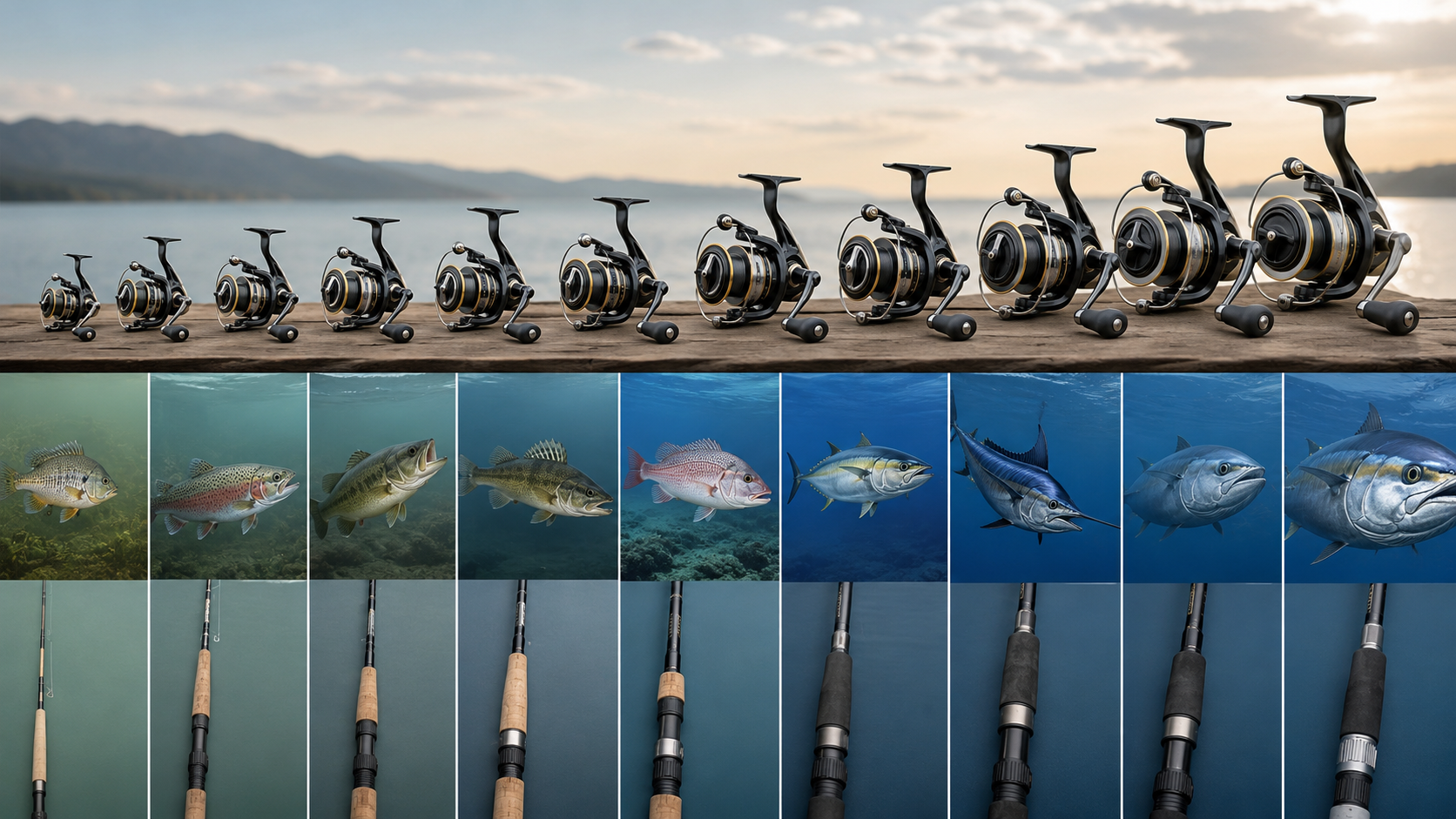 Spinning Reel Sizes Explained: 1000 to 20000 and What Each Suits Spinning Reel Sizes Explained: 1000 to 20000 and What Each Suits