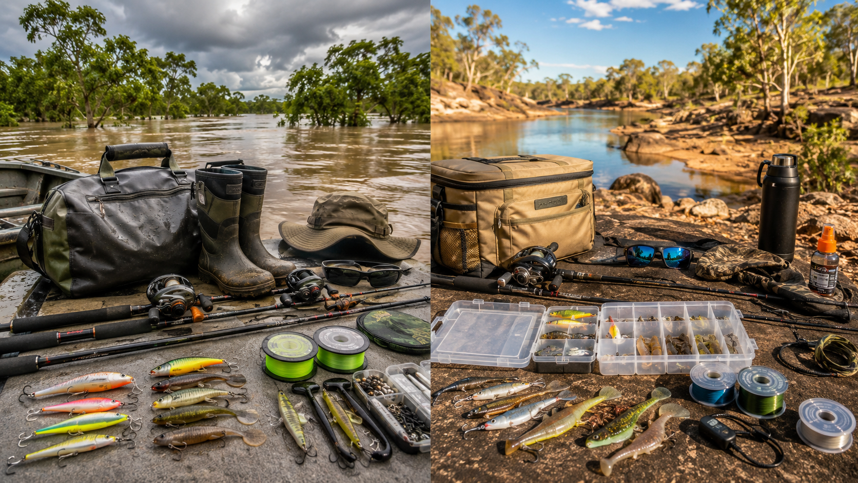 Top End Barra Trip Gear List: Wet Season vs Dry Season Top End Barra Trip Gear List: Wet Season vs Dry Season
