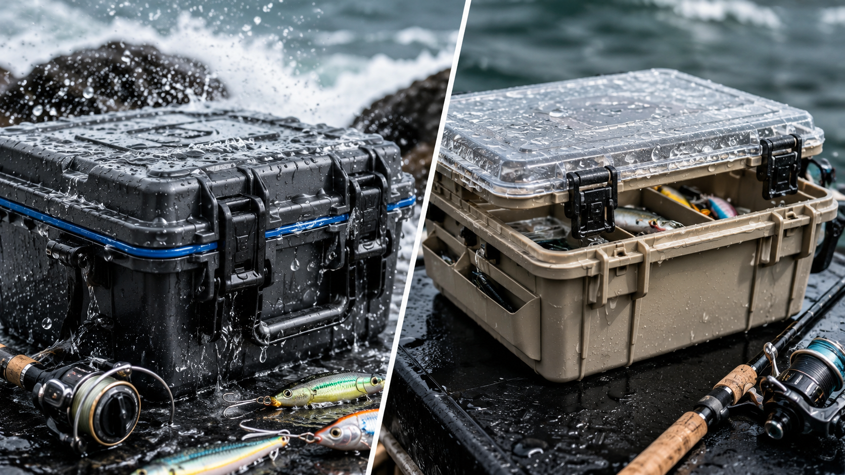 Waterproof vs Water-Resistant Tackle Boxes: Seals, Latches and Salt Spray Waterproof vs Water-Resistant Tackle Boxes: Seals, Latches and Salt Spray