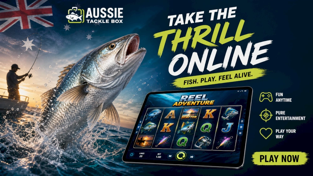 Australian coastline, fishing water and a game-inspired coastal atmosphere