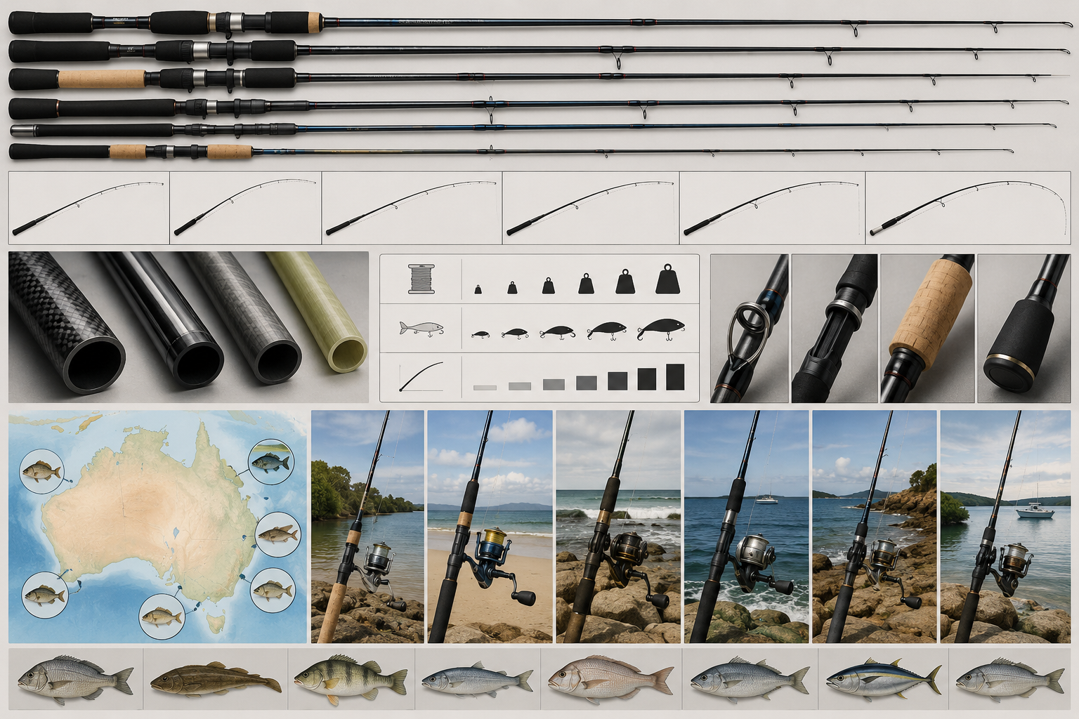 Fishing Rods: Selection, Specs &amp; Comparisons